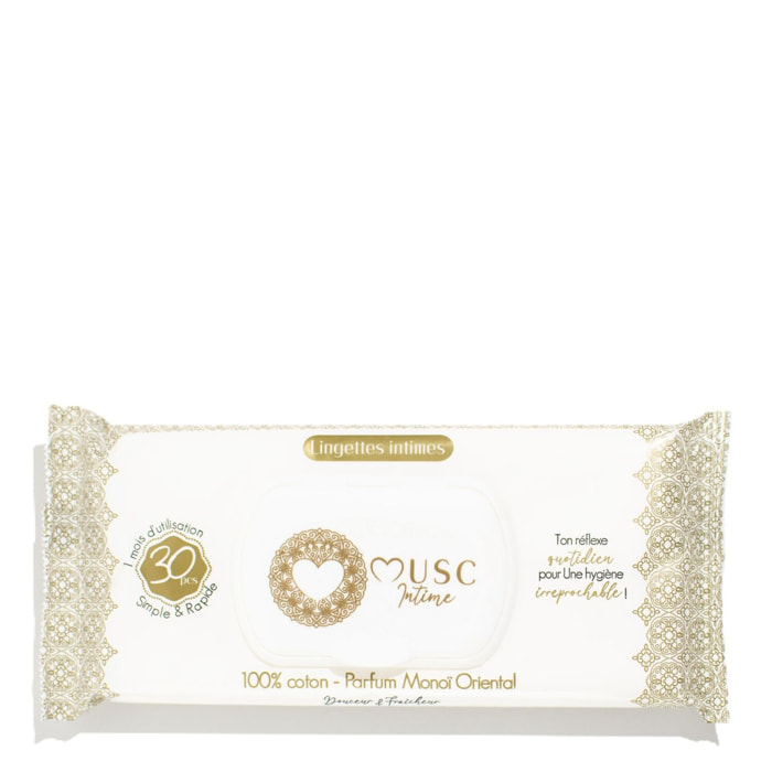 Monoi Oriental - Lingettes Intimes 30 unités