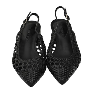 Sandali intreccio - tacco 4,5 cm