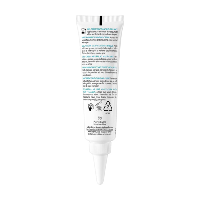 Keracnyl Mat - Gel-Crème Matifiant Anti-Brillance 30 ml