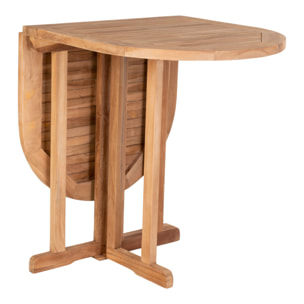 Tavolo da esterno Huelva in teak naturale 120x60x75 cm