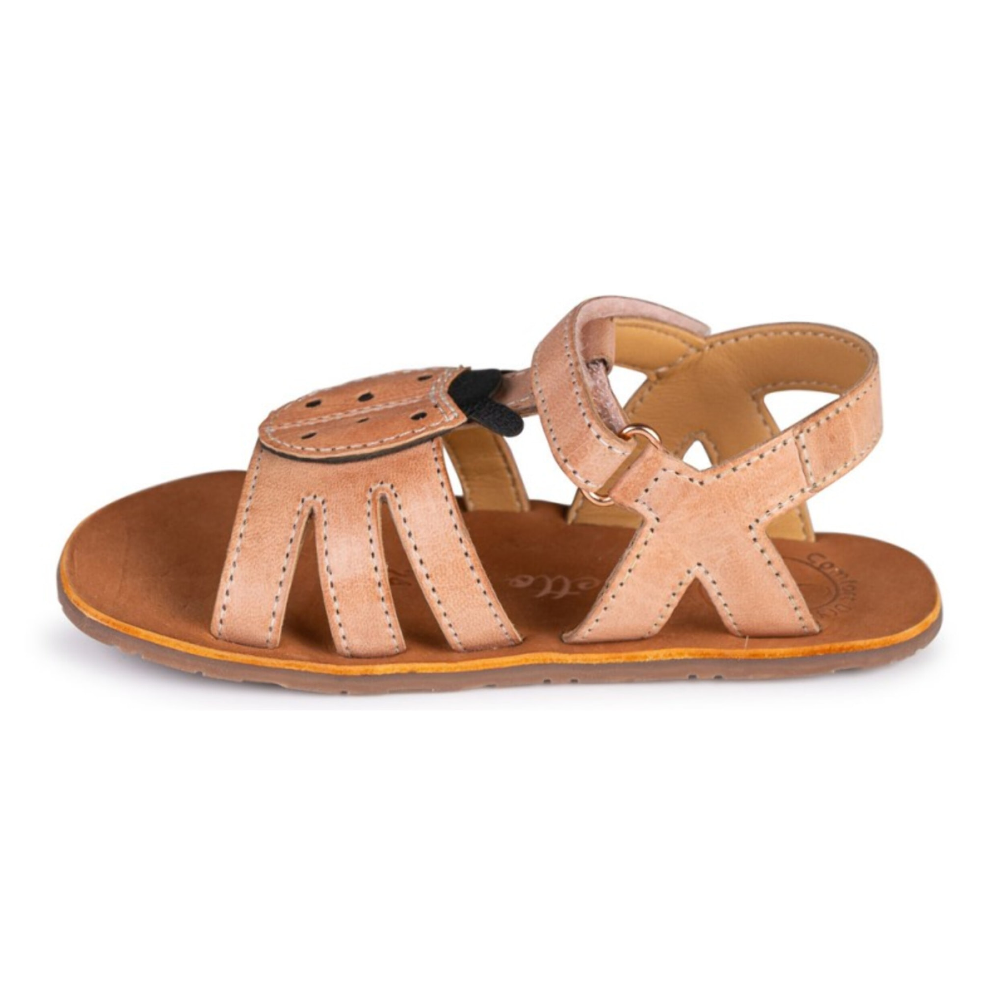 SANDALIA BAREFOOT ROSA - SUAVIDAD Y ENCANTO CON MARIQUITA EN RELIEVE