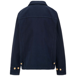 Superga - Chaquetas Mujer Azul - 90834 VESTE PECHEUR