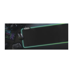 TAPIS DE SOURIS GAMER XL RGB 2 PORTS USB