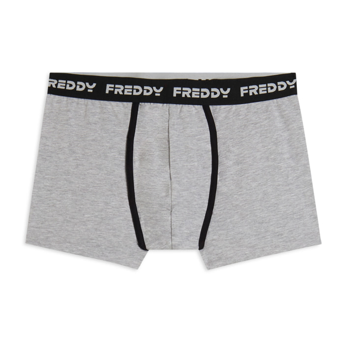 Boxer Uomo Aderenti con Elastico Jacquard e Logo