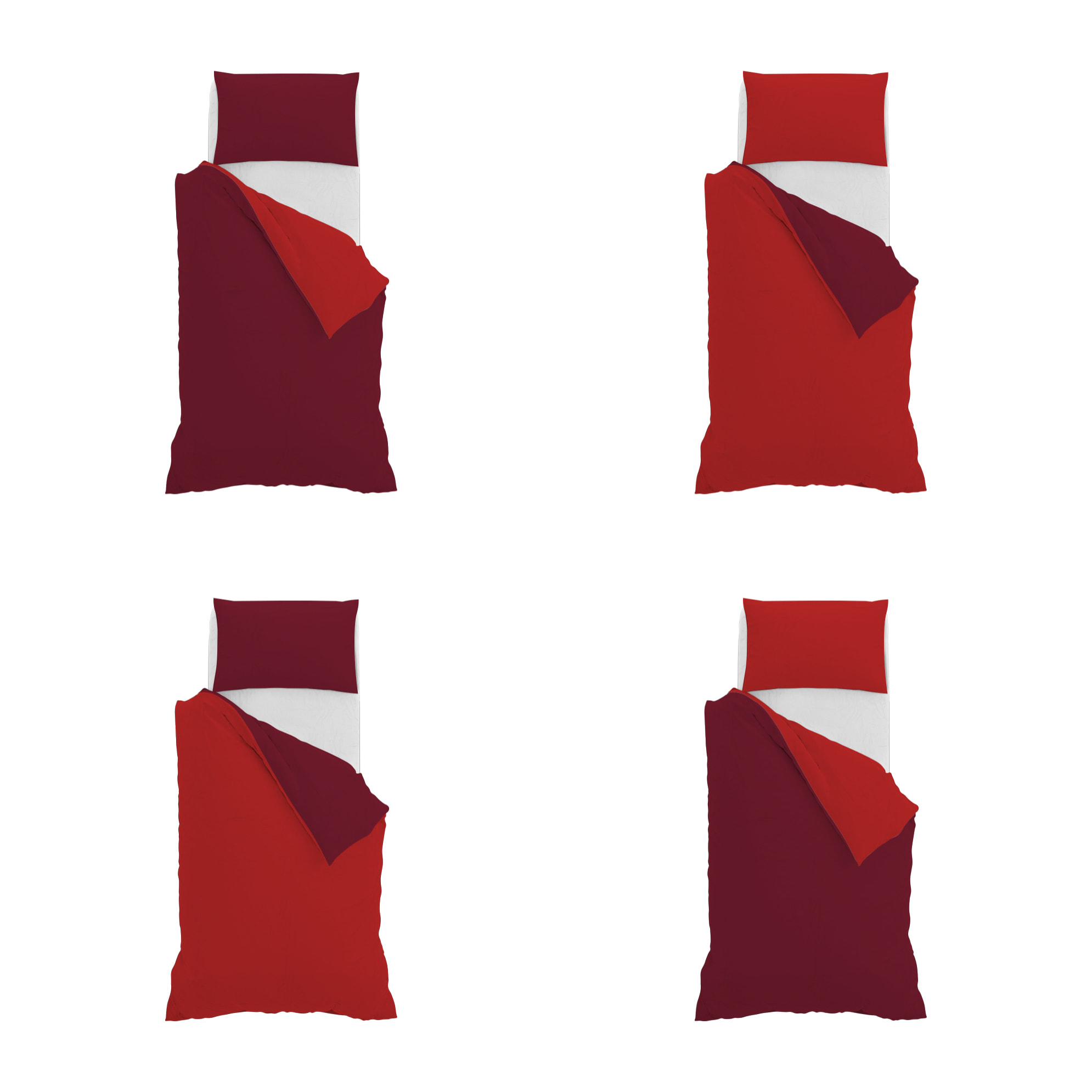 PARURE COPRIPIUMINO NATURAL COLOR SINGOLO - 100% COTONE MADE IN ITALY