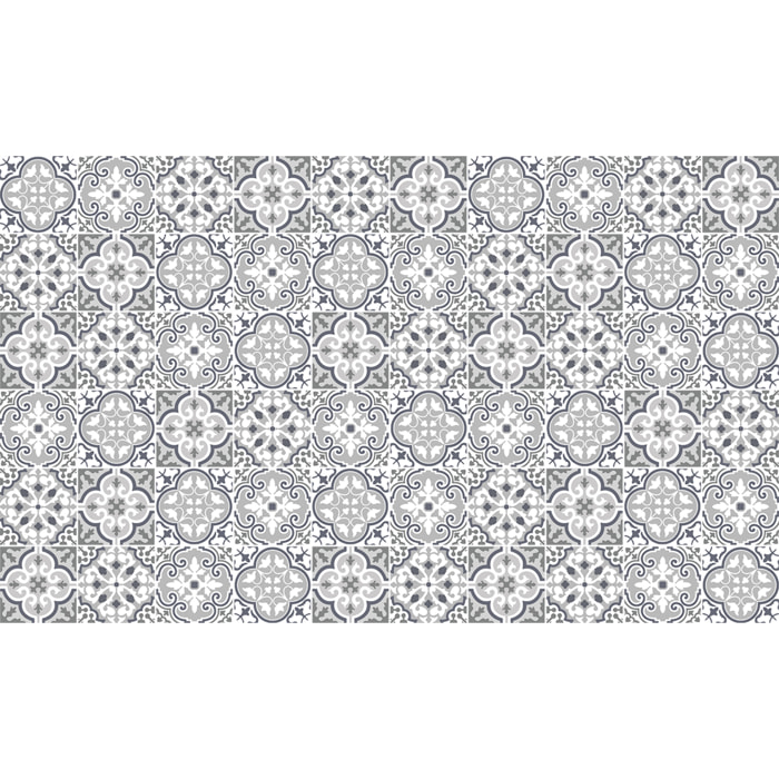 Stickers muraux - Sticker Mural Carrelage adhésif Cuisine Salle de Bain - 60 STICKERS CARREAUX DE CIMENT AUTHENTIQUES LARENCIA
