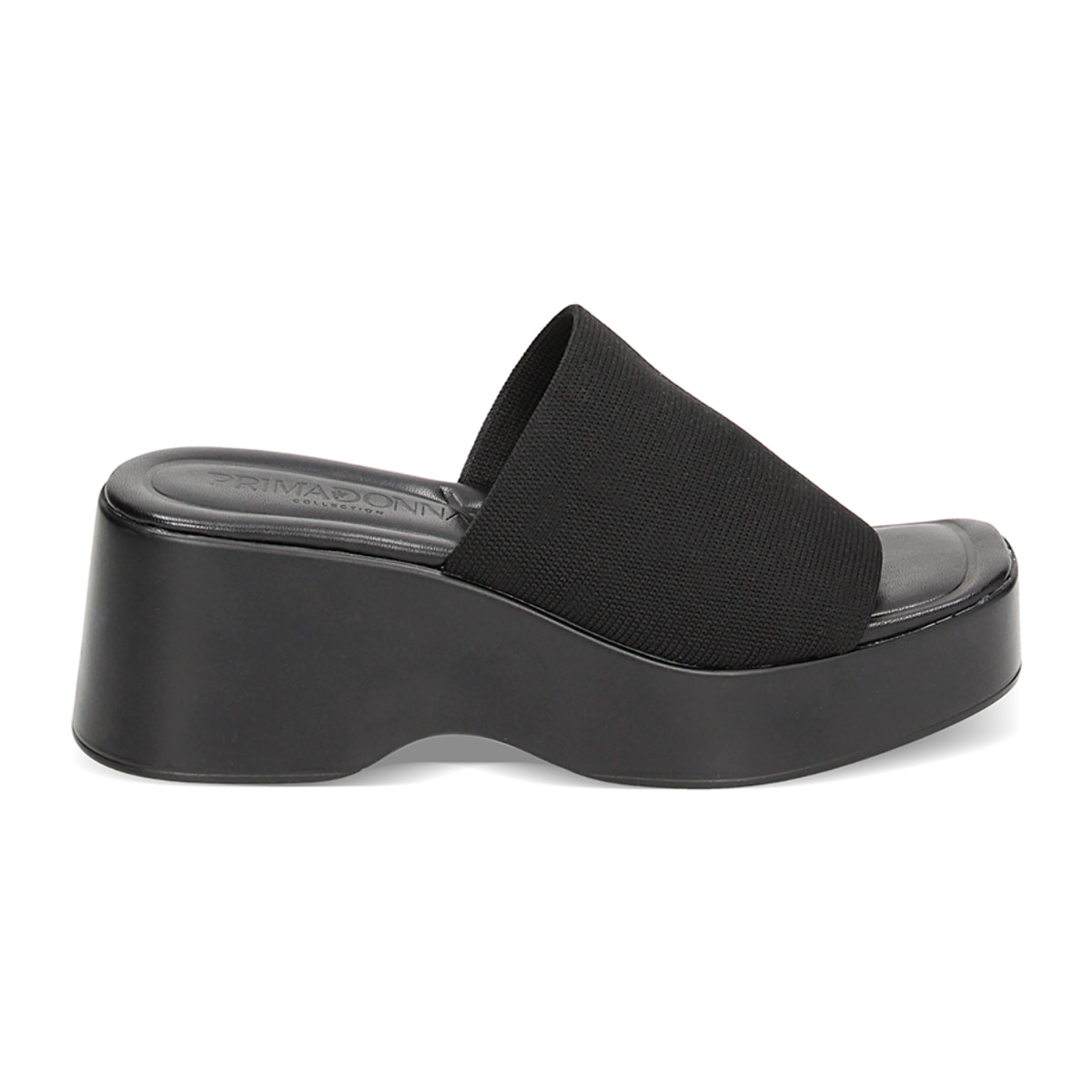 Cuñas negras de tela