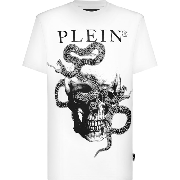 PHILIPP PLEIN T-Shirt Round Neck SNAKE