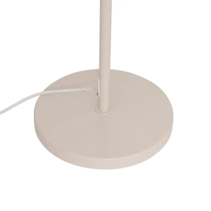 Lampadaire droit secteur Rona beige H150cm
