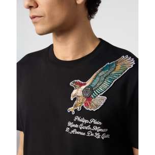 PHILIPP PLEIN Round Neck T-Shirt Eagle Montecarlo