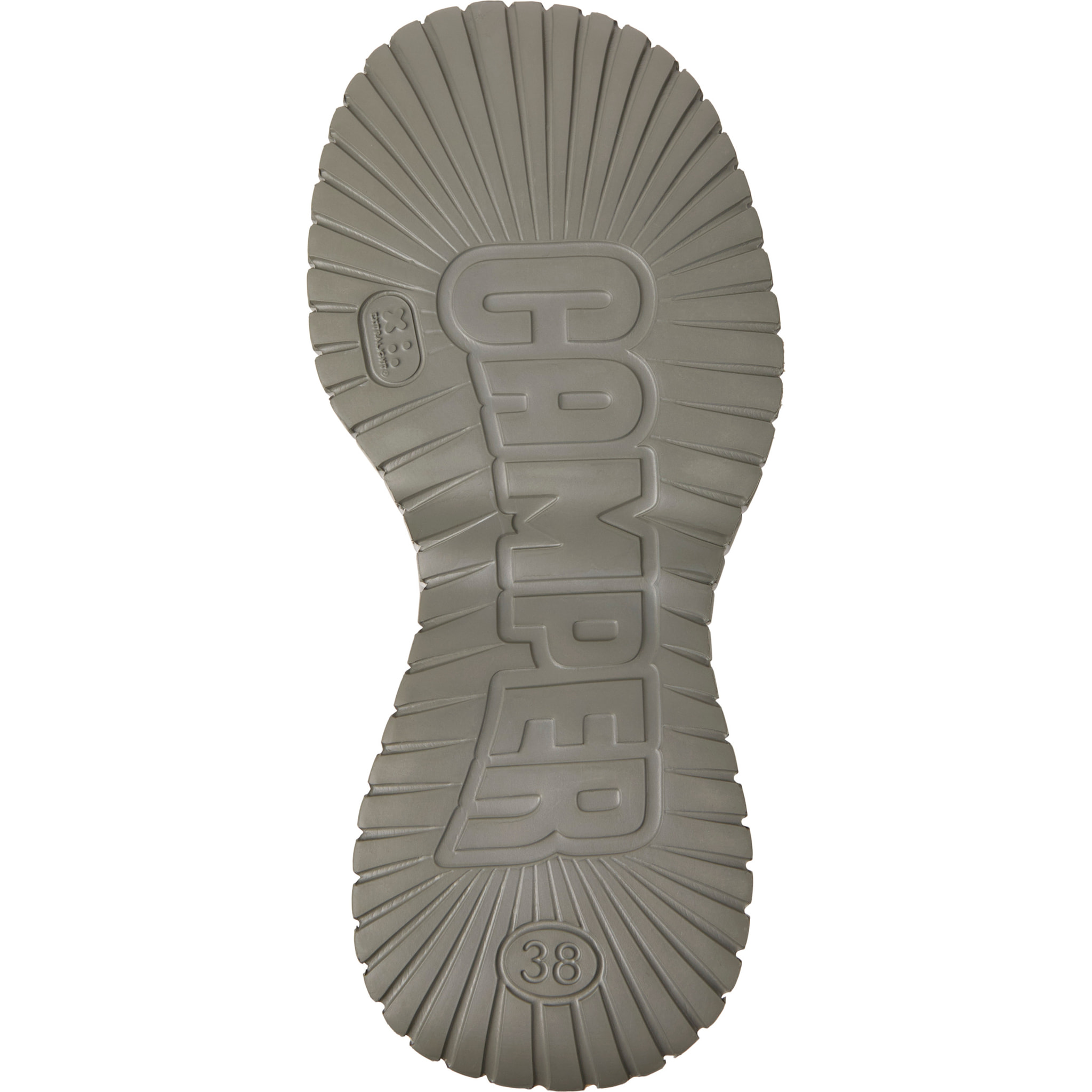 Zapatos de cordones - CAMPER Pix BCN - Gris - Cuero liso