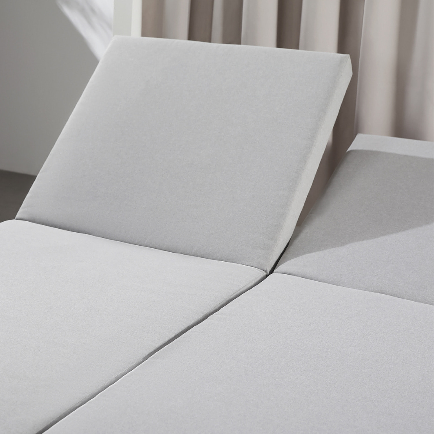 Lit de jardin 2 places gris - MALAGA