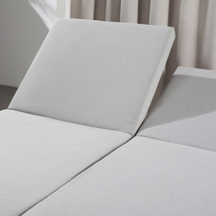 Lit de jardin 2 places gris - MALAGA