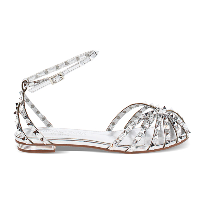 Ballerine slingback donna argentate