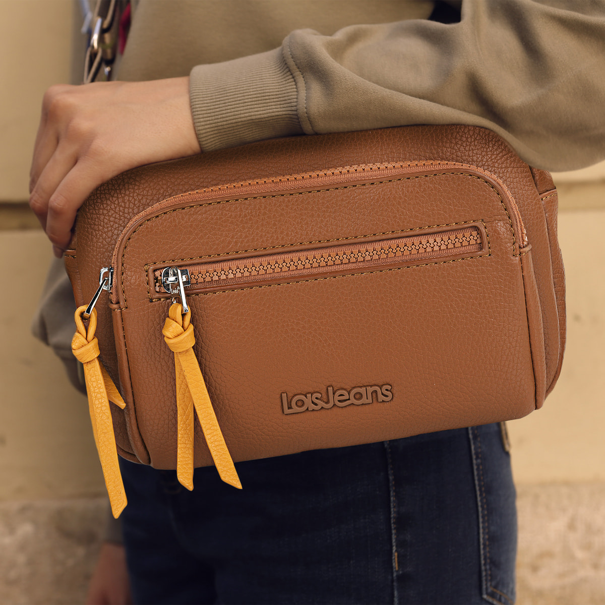 Bolso Bandolera Mujer Sint/Pu Lois Crandell Marron