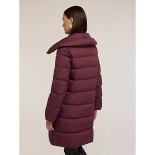 Motivi - Piumino lungo con collo ampio - Bordeaux