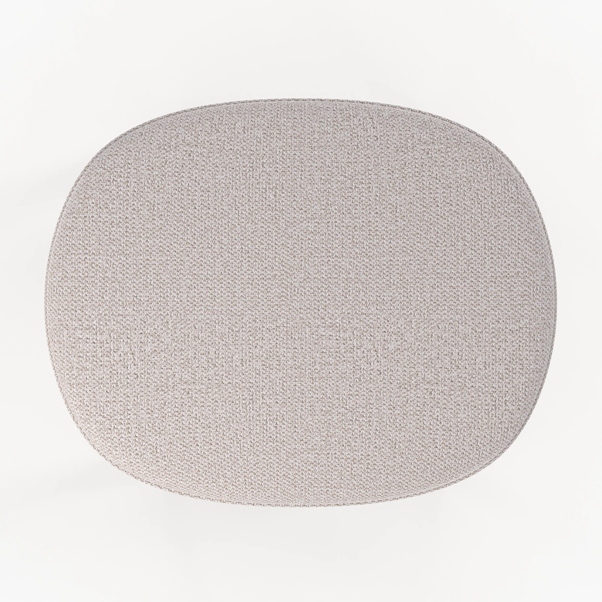 Lot de 2 tabourets pour îlot central 65,5 cm en bois et tissu beige - Jude