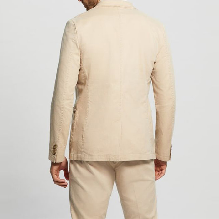 Blazer Tyron - coton - coupe classique - beige