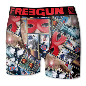 calzoncillo boxer freegun modelo unknownhero para niño multicolor