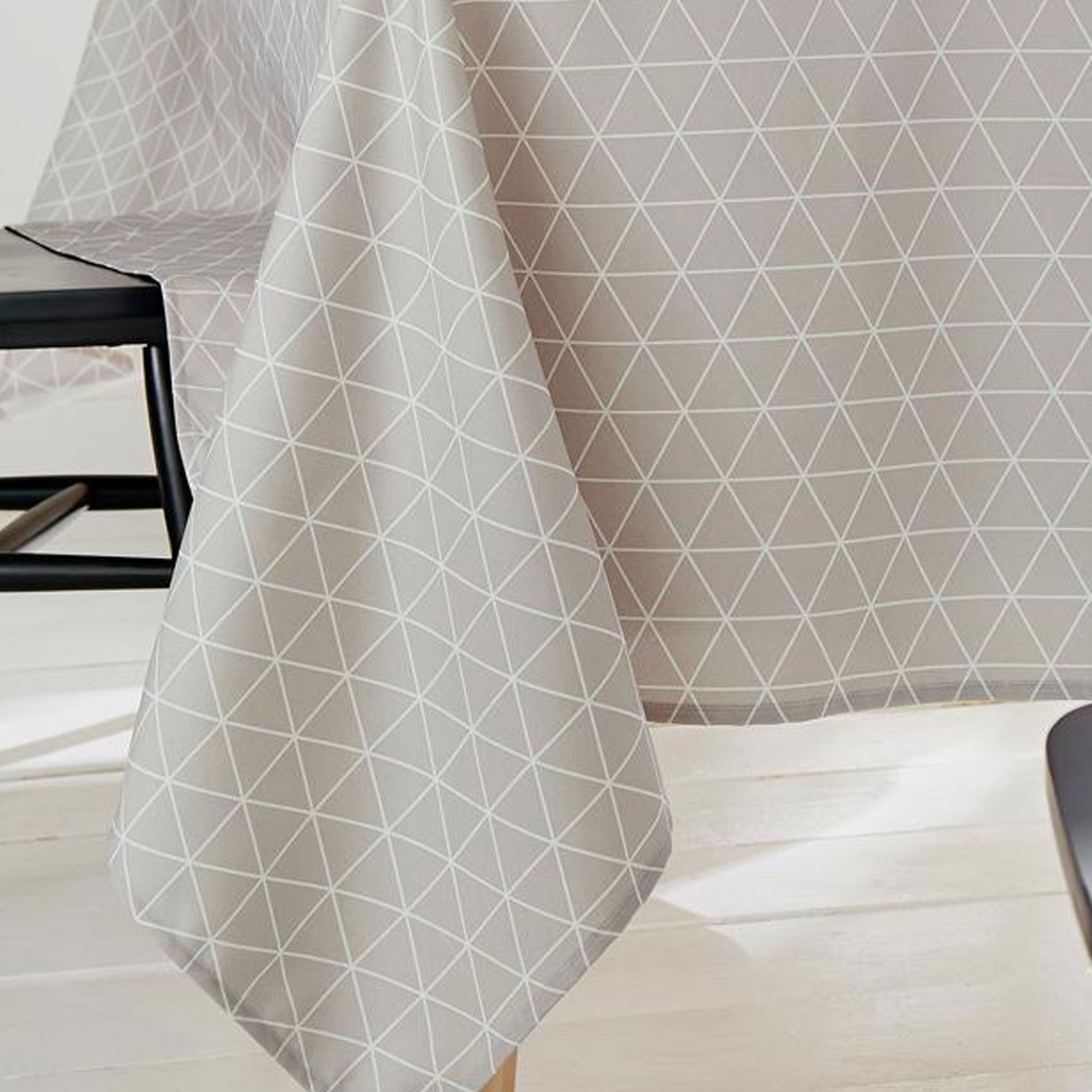 Nappe Rectangulaire 'Scandinave' - Beige