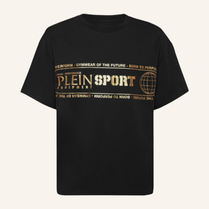 PLEIN SPORT Camiseta Cuello Redondo Ss LOGO