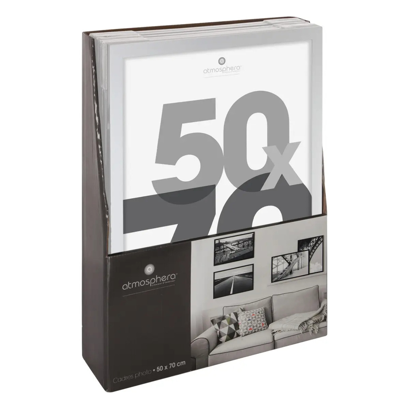 Cadre photo "Lise" blanc 50x70cm