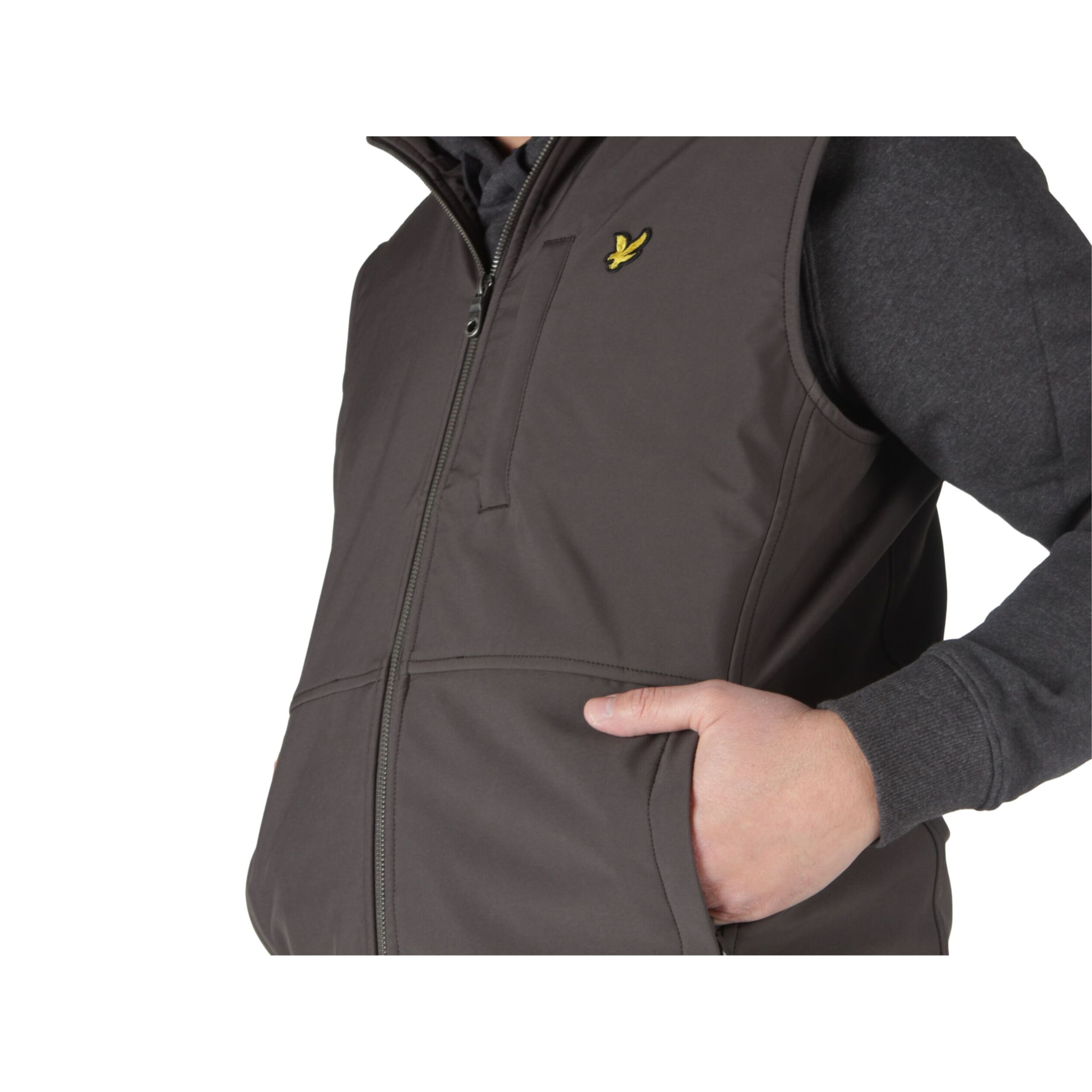 Gilet Lyle & Scott Softshell Gilet Gunmetal Grigio