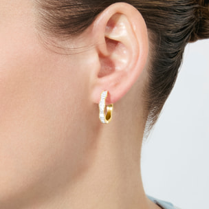 Pendientes Sadim acabado oro amarillo 18k
