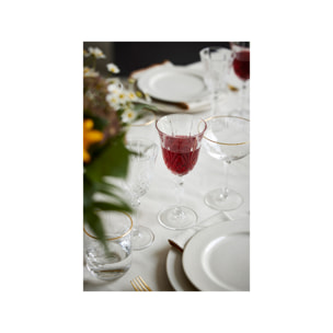 Set de 4 verres à vin rouge Melodia 27cl