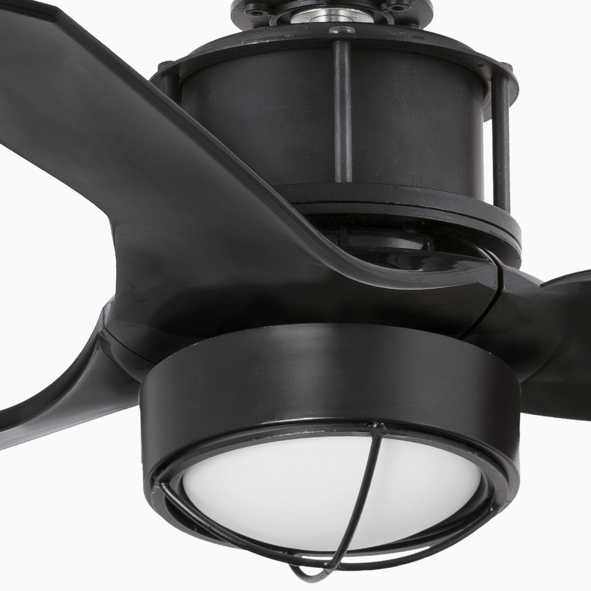 JUST FAN S LED Ventilatore a soffitto nero opaco81cm