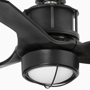 JUST FAN S LED Ventilatore a soffitto nero opaco81cm