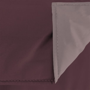 TRAPUNTA INVERNALE ZOE, 250gr, Doubleface, 100% Microfibra, Made in Italy - VINACEO/ROSA ANTICO