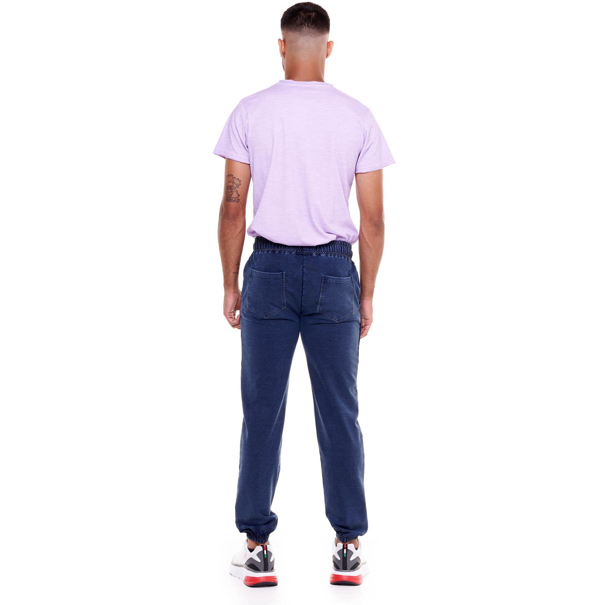 Pantalones vaqueros de hombre con lavado índigo