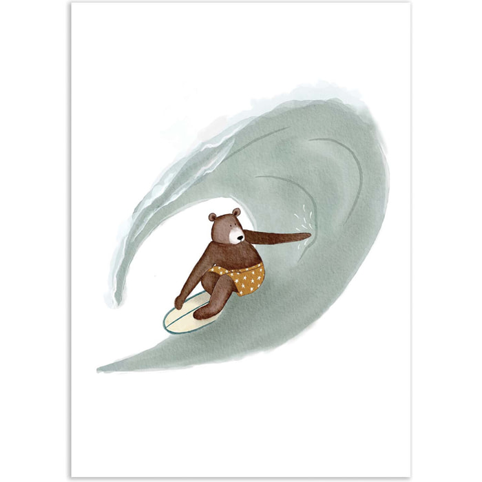 Affiche - Barnaby Surf - Urchin Bay