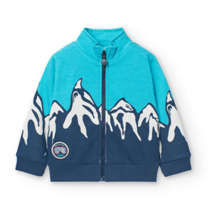 Chaqueta felpa estampada de bebé -BCI