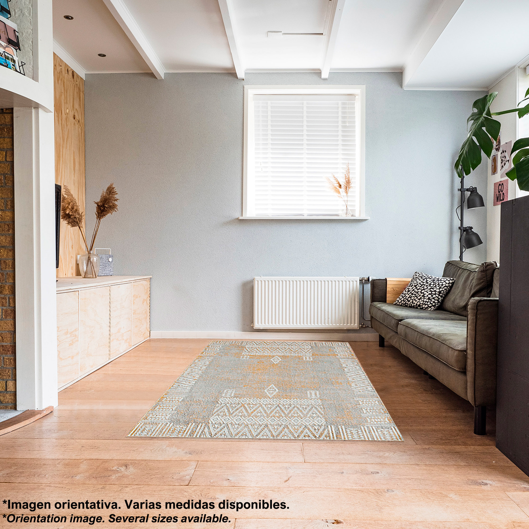 Alfombra de Poliester estampada 80 x 120cm