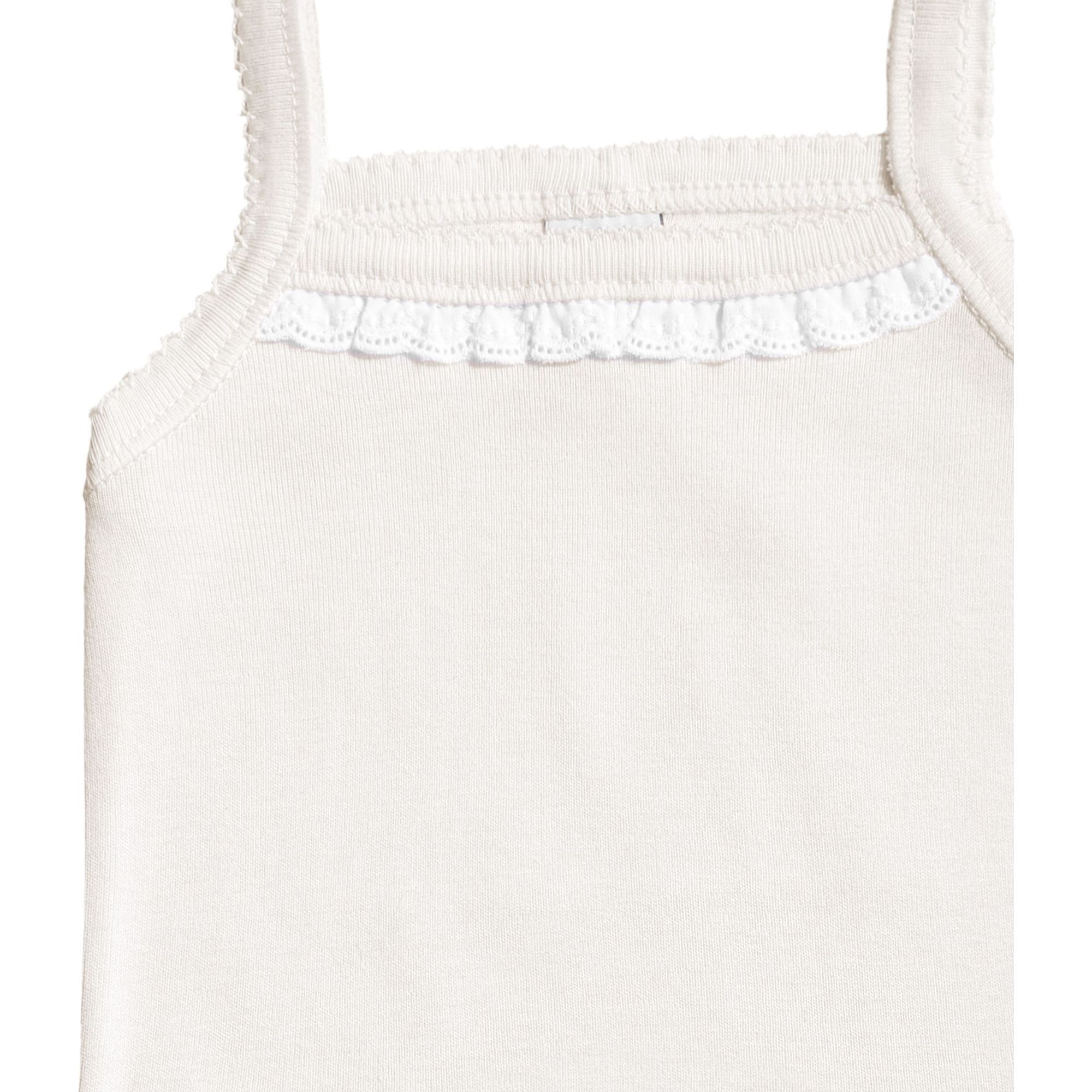 Body bebé tirantes finos volantes niña