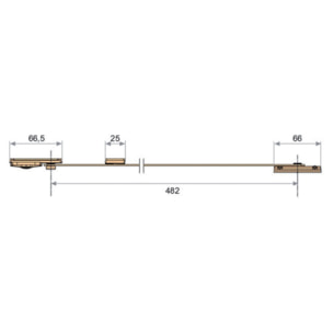 Compas limitateur d'ouverture avec frein FAPIM - 1459
