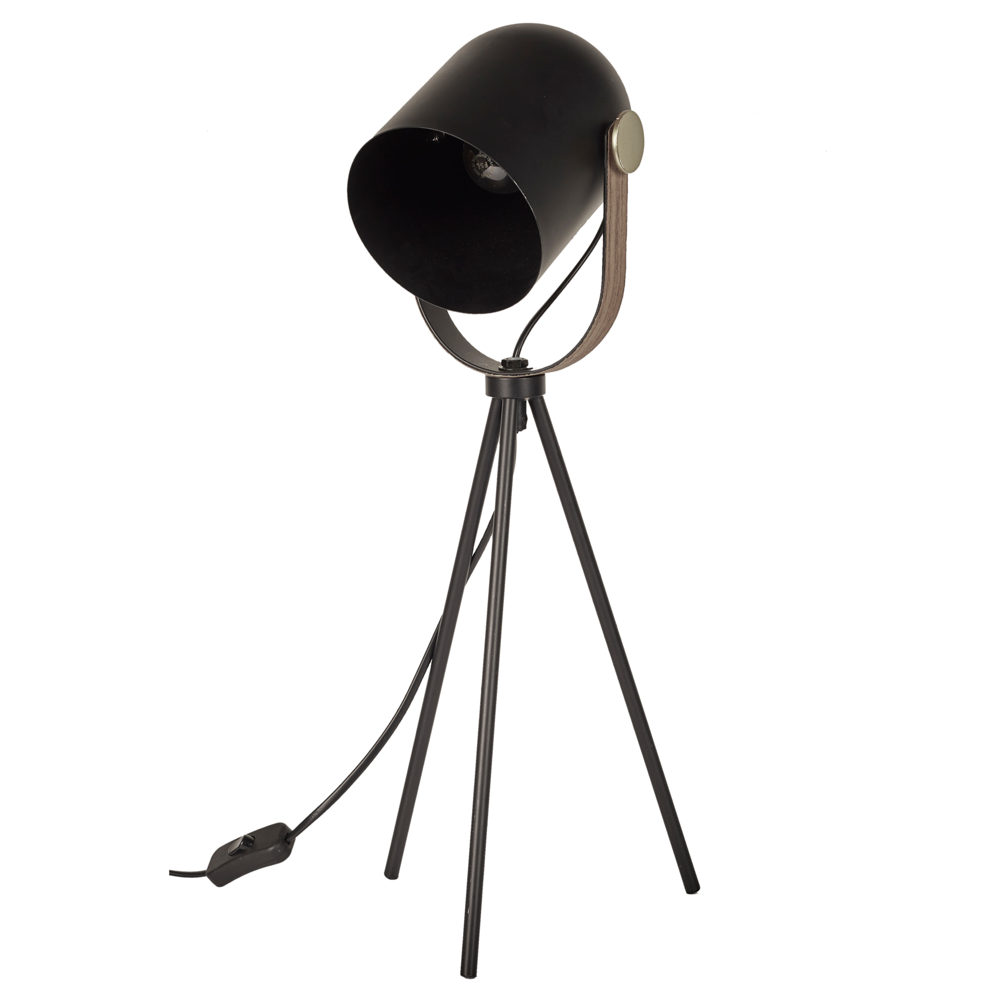 Lampe A Poser Indus Metal Noir