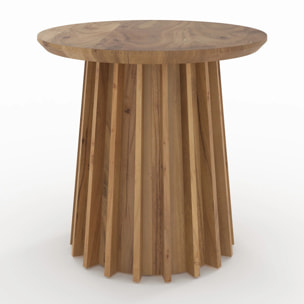 Table d'appoint en bois massif d'acacia - Suzon