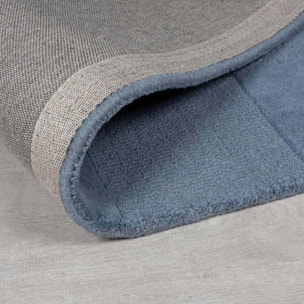 Tapis de couloir en laine CHECKERBOARD Bleu