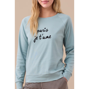 Pigiama donna caldo cotone articolo paris Noidinotte