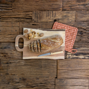 Planche à découper en bois d'acacia 40x24cm WOOD