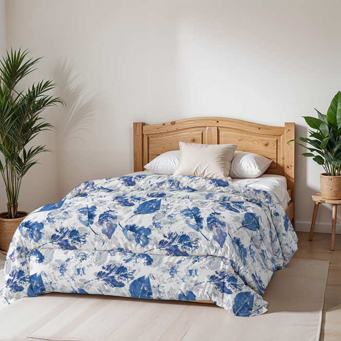 TRAPUNTA BASIC INVERNALE STAMPATA SINGOLO, FOGLIE