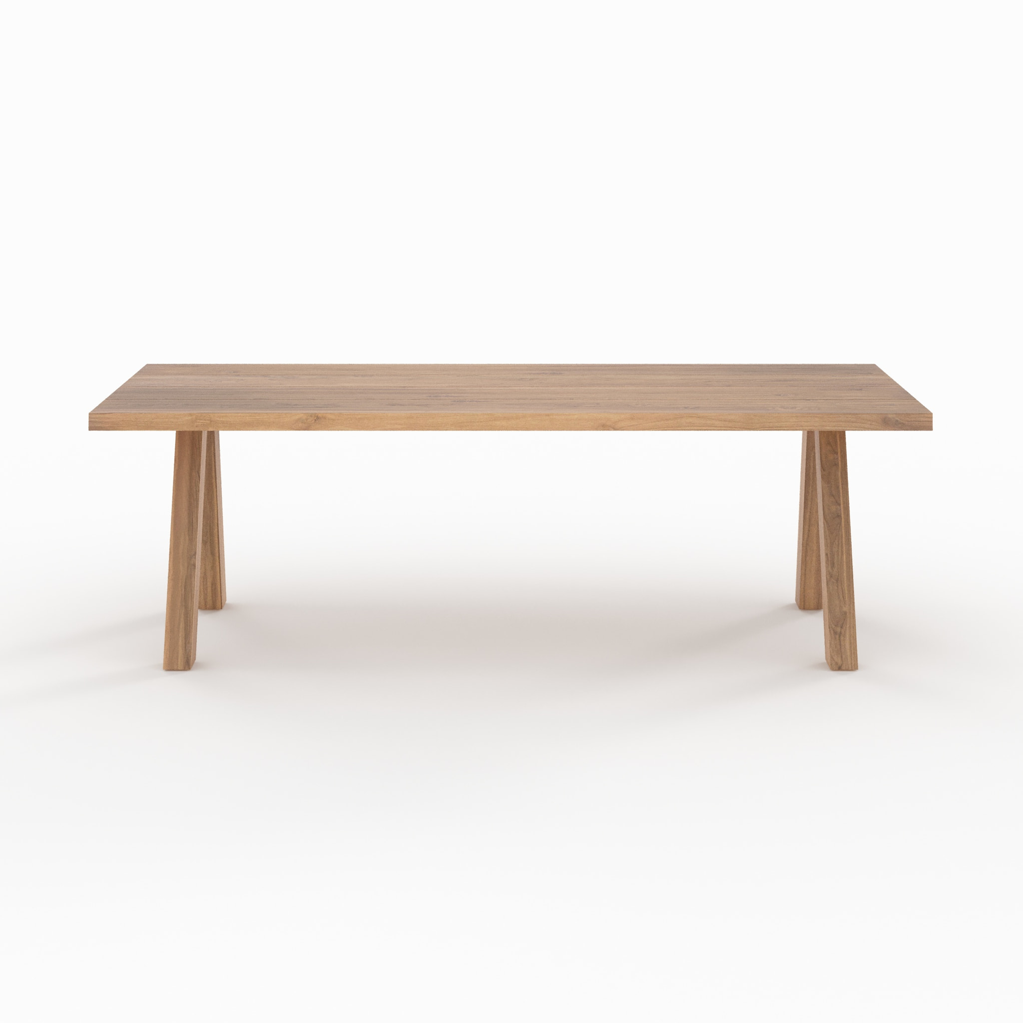 Table de jardin en bois de teck recyclé 10 personnes - Molo
