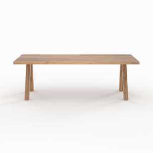 Table de jardin en bois de teck recyclé 10 personnes - Molo