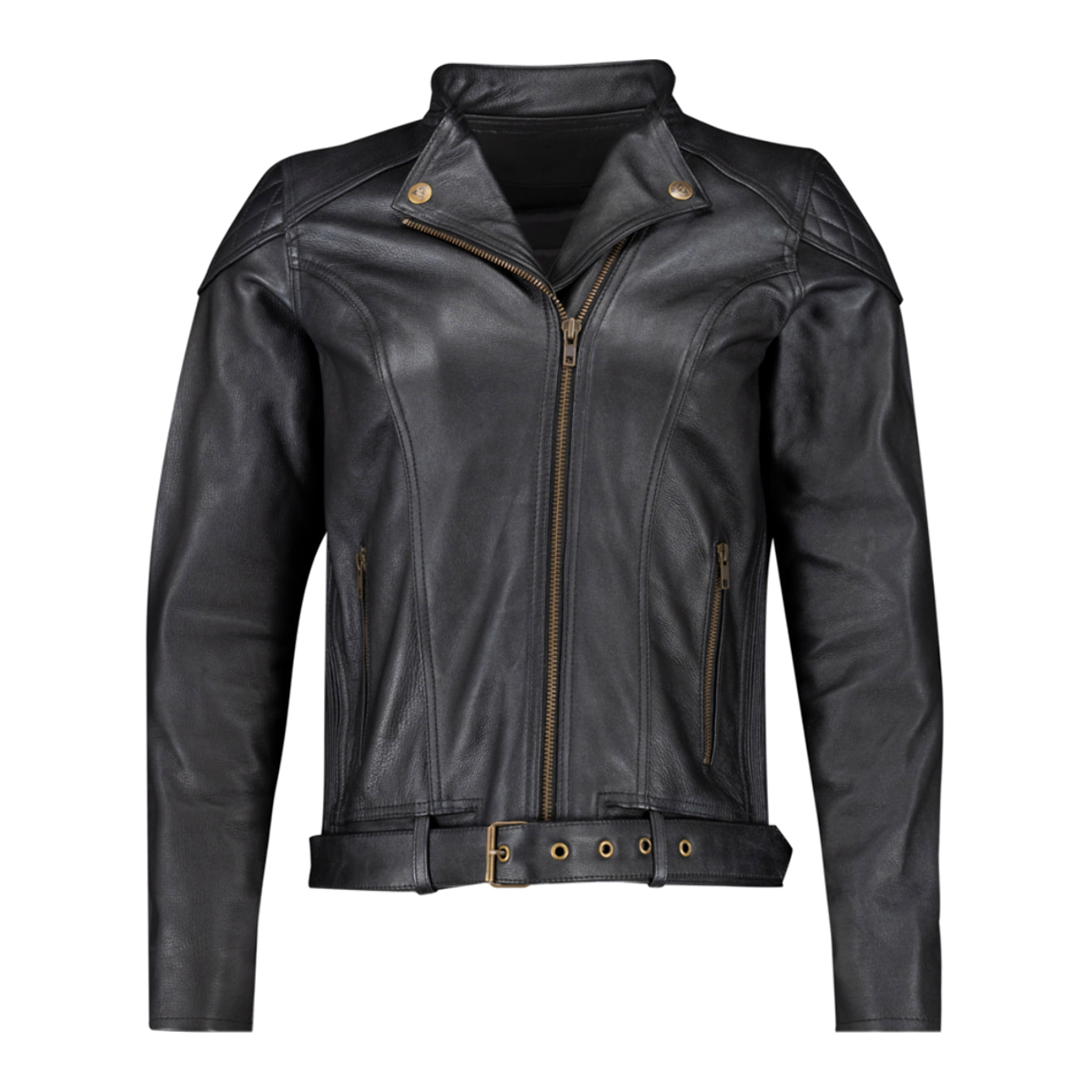 Chaqueta de moto de cuerdo de chica Electra negra