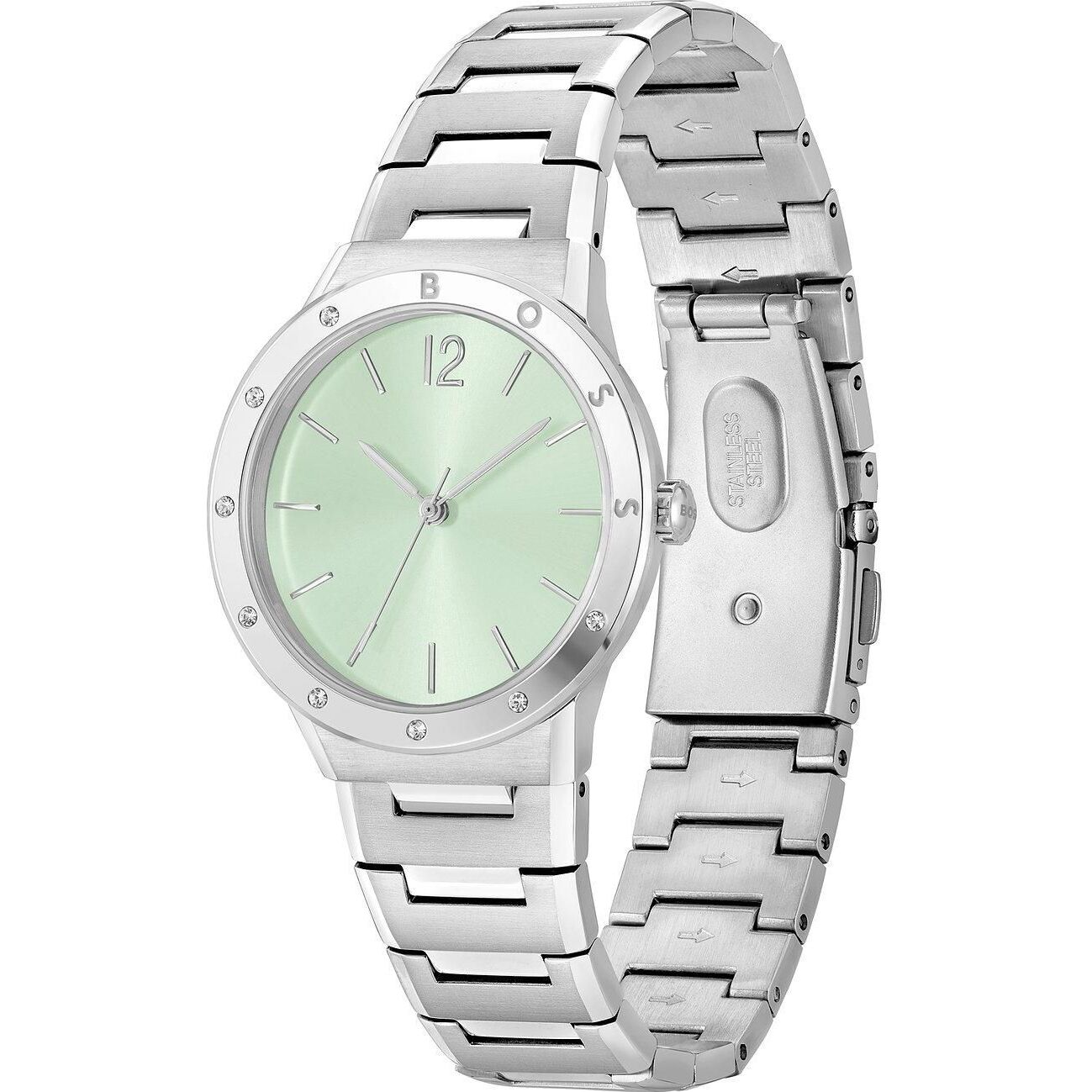 Reloj Hugo Boss 1502716 Mujer Analogico Cuarzo con Correa de Acero inoxidable