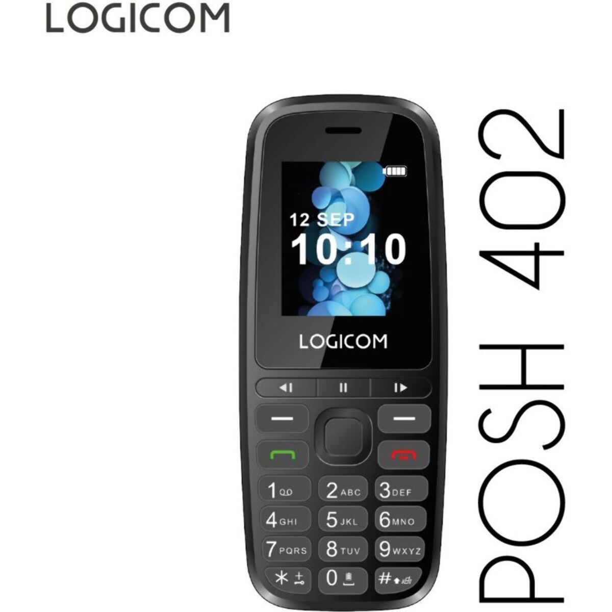 Téléphone portable LOGICOM Posh 402 Noir 4G