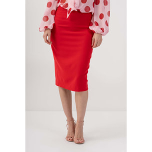 Kocca - Gonna elegante a tubino Donna, Tinta unita